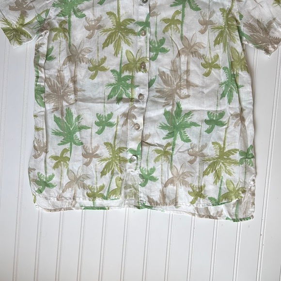 Tropical Palm Tree Button-Up Shirt - Picture 4 of 8